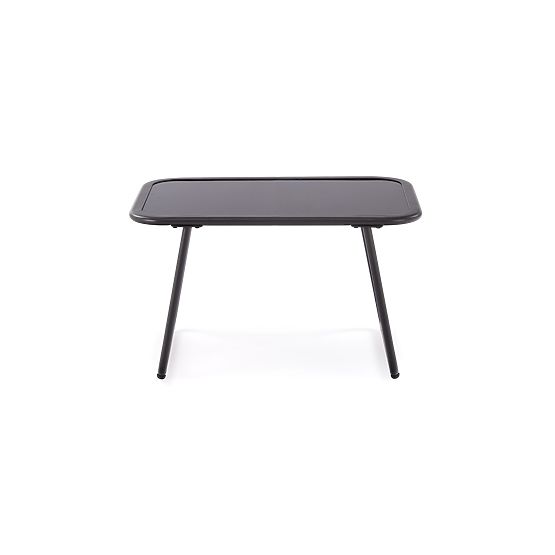 HUDSON, set de grădină (canapea, 2x fotoliu, măsuță), gri / maro (1p=1set)