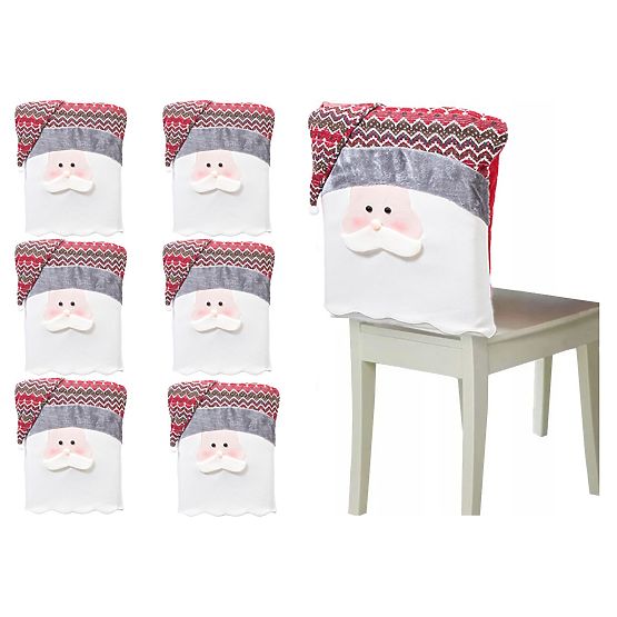 Husă de scaun de Crăciun YX22020 6 buc.