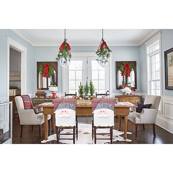 Husă de scaun de Crăciun YX22020 6 buc.