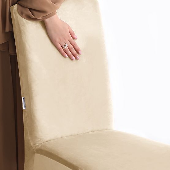 Husă pentru canapea RESTILO SENTO culoare bej deschis stil clasic neted