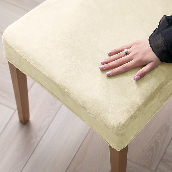 Husă pentru canapea RESTILO SENTO culoare crem stil clasic neted