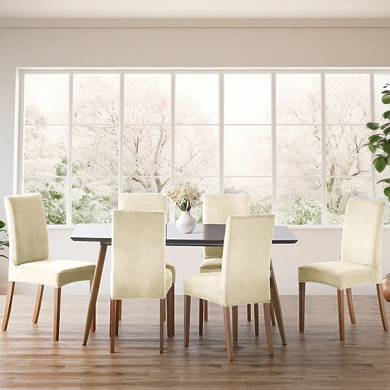 Husă pentru canapea RESTILO SENTO culoare crem stil clasic neted