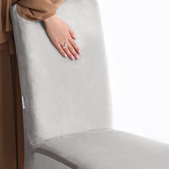 Husă pentru canapea RESTILO SENTO culoare gri neted stil clasic