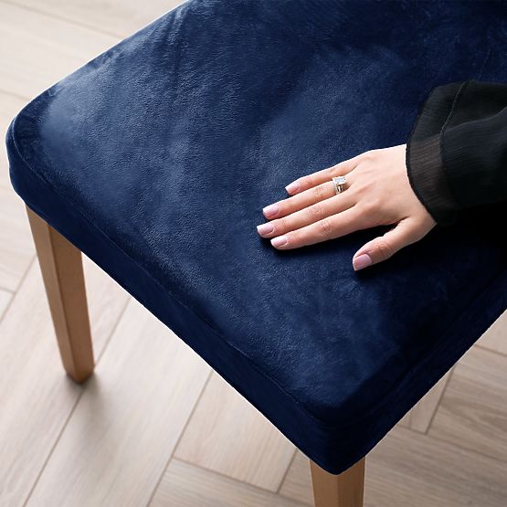 Husă pentru canapea RESTILO SENTO culoare indigo stil clasic neted