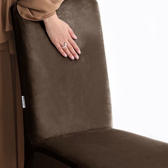 Husă pentru canapea RESTILO SENTO culoare maro stil clasic neted