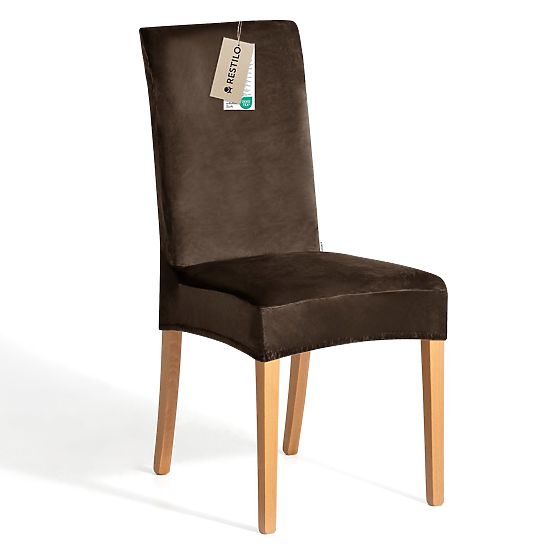 Husă pentru canapea RESTILO SENTO culoare maro stil clasic neted