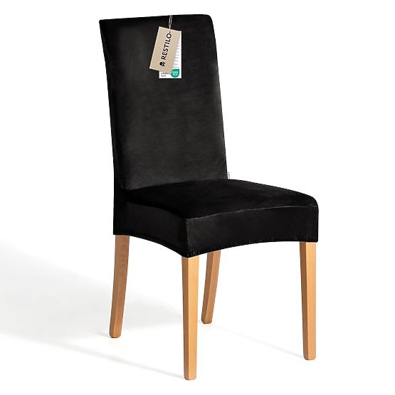 Husă pentru canapea RESTILO SENTO culoare neagră stil clasic neted