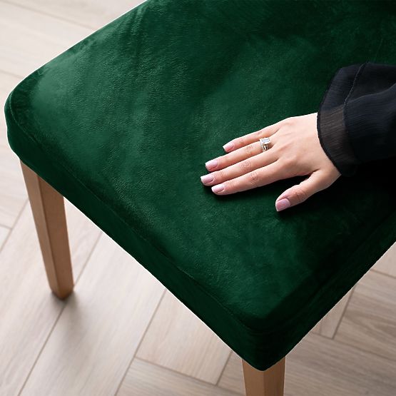 Husă pentru canapea RESTILO SENTO culoare verde sticlă stil clasic neted