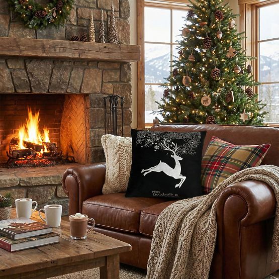 Husă pentru pernă de Crăciun BC21