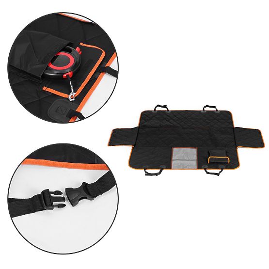 Husă pentru scaun auto pentru câini, bancheta din spate, mărime universală