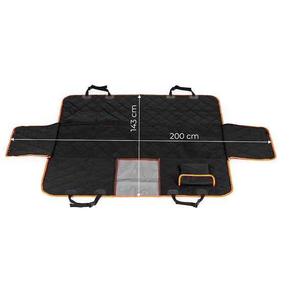 Husă pentru scaun auto pentru câini, bancheta din spate, mărime universală