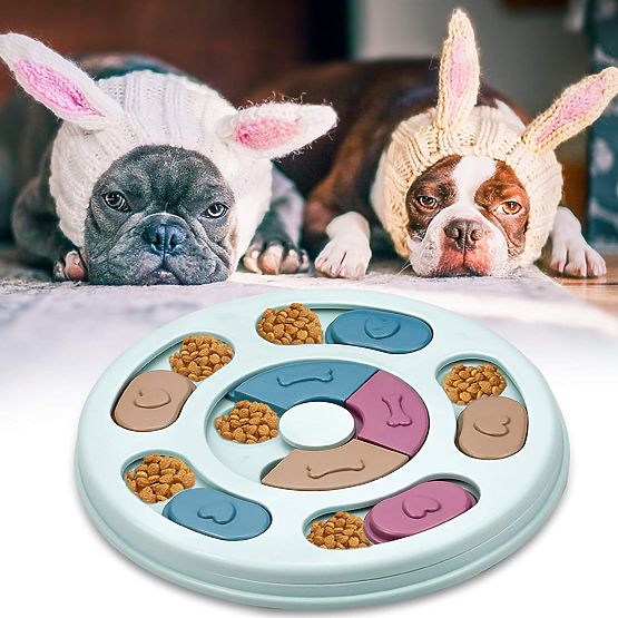 Joc Puzzle jucărie pentru câini și pisici Pluto marin