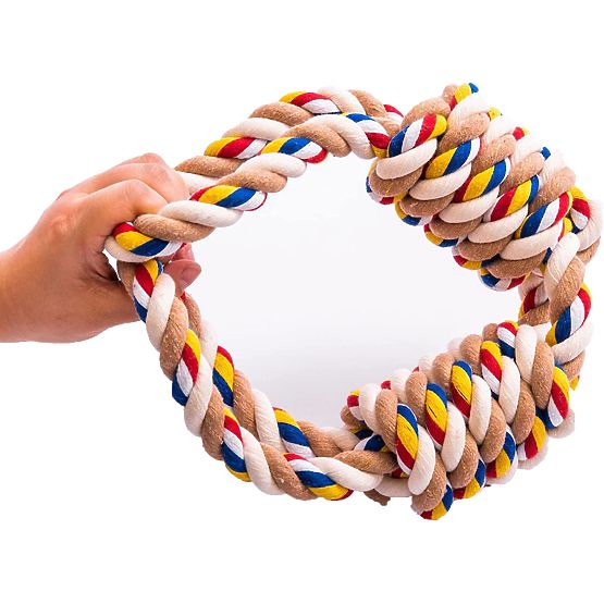 Jucărie de tras cu noduri WALLY 60 cm