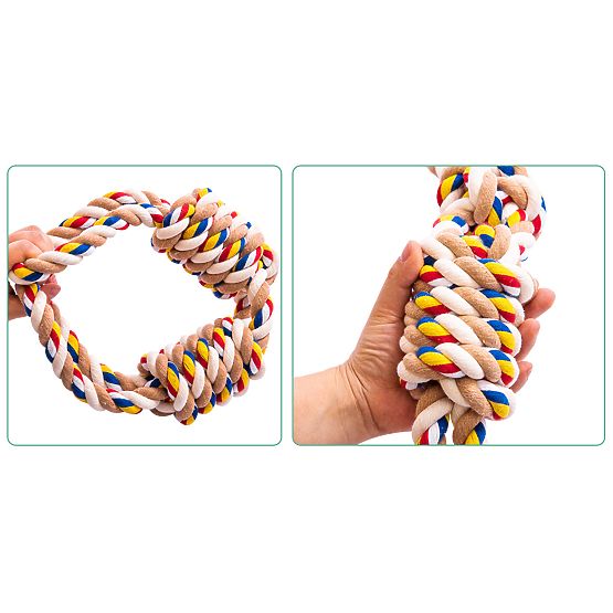Jucărie de tras cu noduri WALLY 60 cm