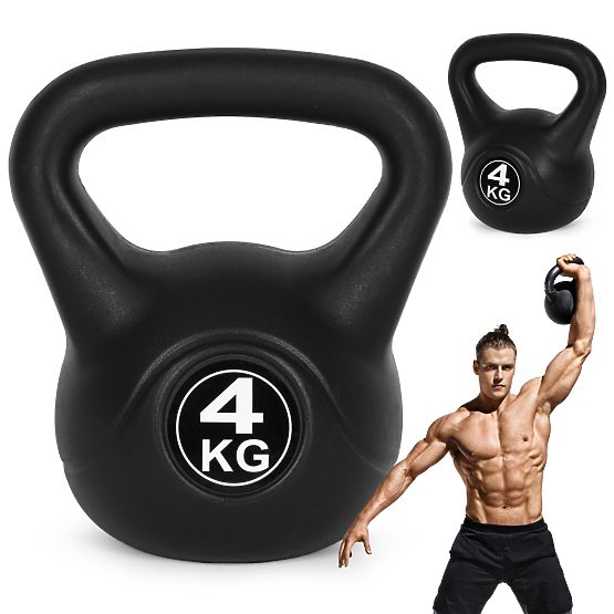 Kettlebell greutate 4 kg pentru exerciții fitness ModernHome