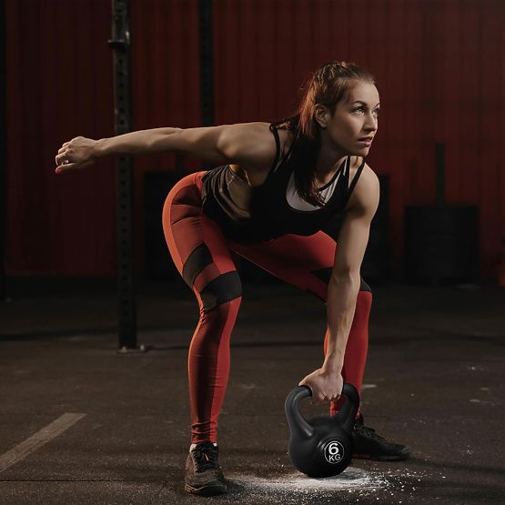 Kettlebell greutate 6 kg pentru exerciții fitness ModernHome