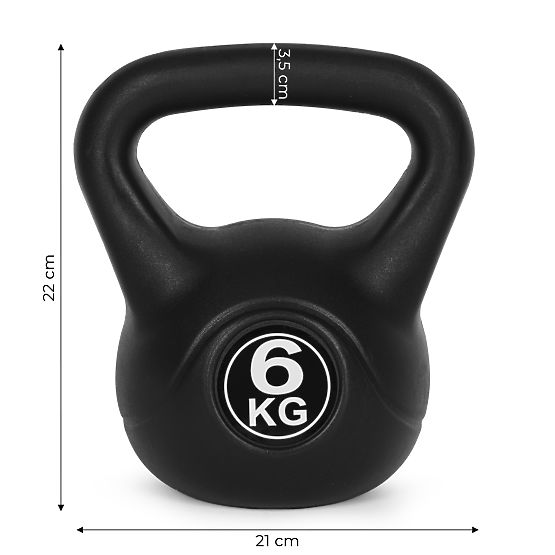Kettlebell greutate 6 kg pentru exerciții fitness ModernHome