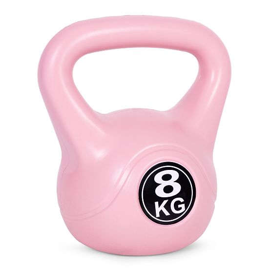 Kettlebell greutate 8 kg pentru exerciții roz ModernHome