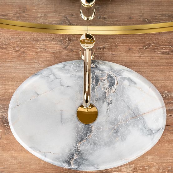 Lavoar de mobilier Rea Linda Granit Mat