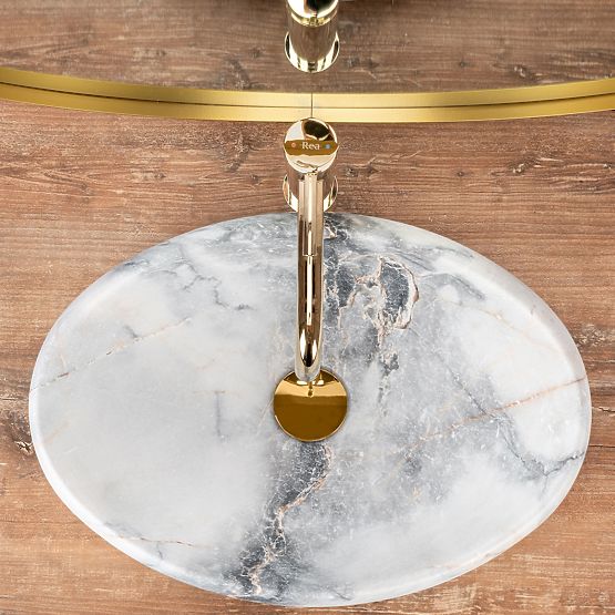 Lavoar de mobilier Rea Linda Granit Mat