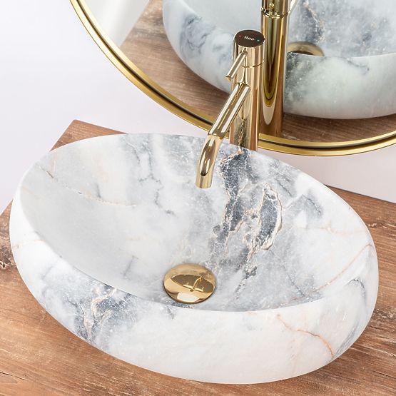 Lavoar de mobilier Rea Linda Granit Mat