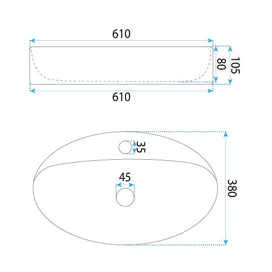 Lavoar deasupra blatului REA Nastazja 61