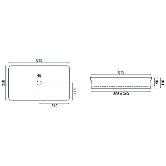 Lavoar Denis Marmo Shiny Suprapus