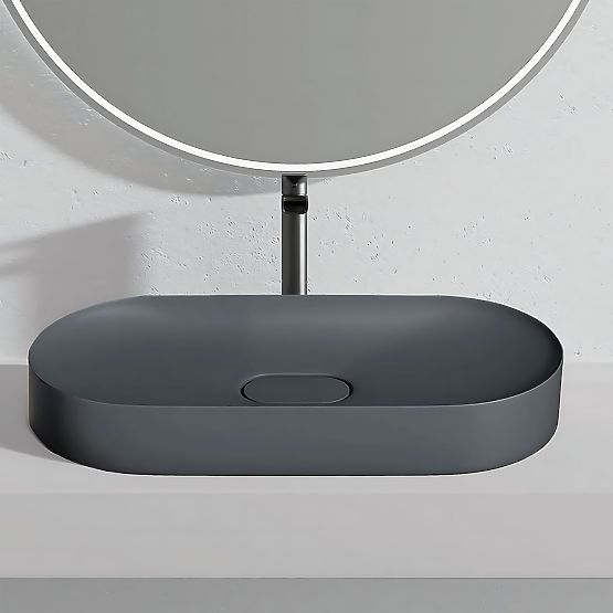 Lavoar din conglomerat IRIS 71 CM gri mat