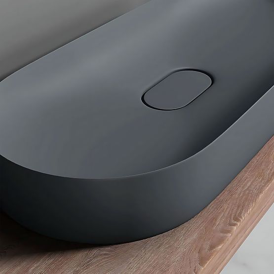 Lavoar din conglomerat IRIS 71 CM gri mat