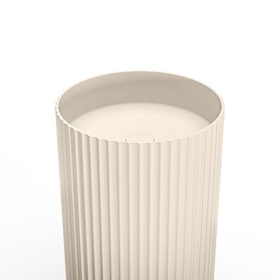 Lavoar independent Ciriola, compozit, 45x90 cm, bej-gri, taupe, striat