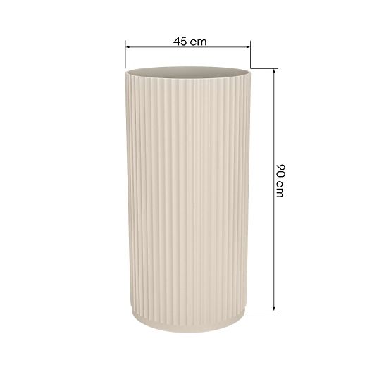 Lavoar independent Ciriola, compozit, 45x90 cm, bej-gri, taupe, striat