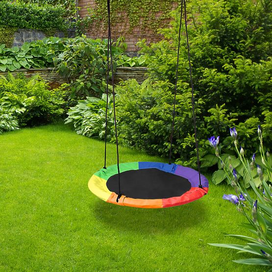 Leagăn de grădină cuib ROMEK colorat 80 cm