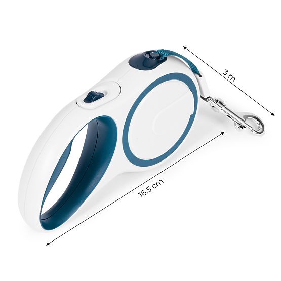 Lesă automată pentru câine sau pisică cu blocare, 3m