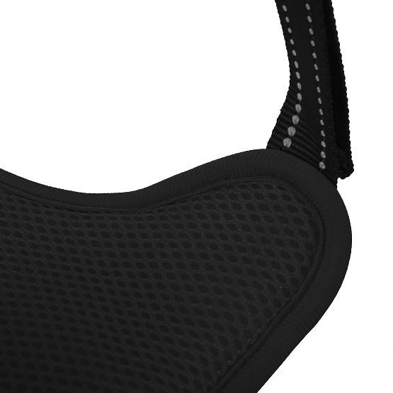 Lesă și ham pentru câine PJ-063 negru XL