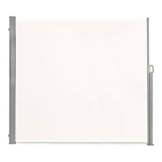 Marchiză pliabilă 300x180 cm cu roletă laterală pentru grădină și terasă bej