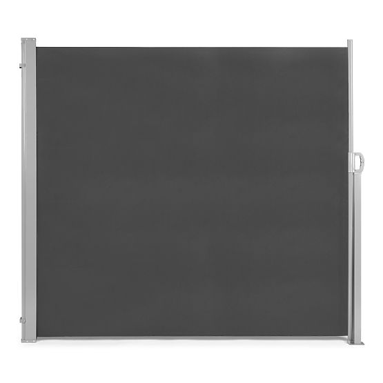 Marchiză pliabilă 300x180 cm cu roletă laterală pentru grădină, terasă, antracit