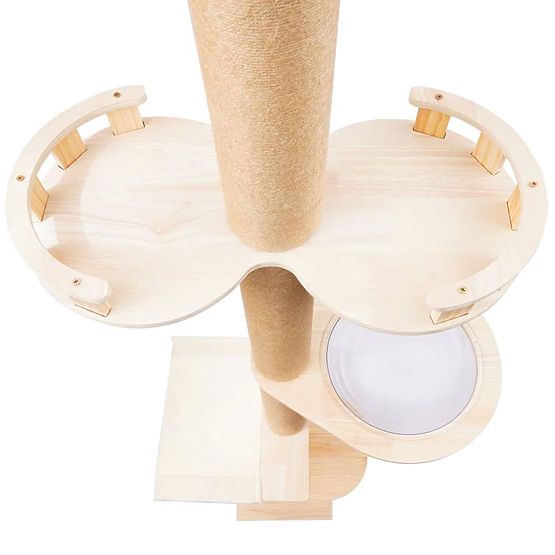 Mare ansamblu de zgâriere pentru pisici Bej 255-265cm P70503