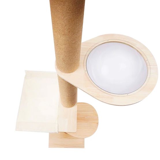 Mare ansamblu de zgâriere pentru pisici Bej 255-265cm P70503