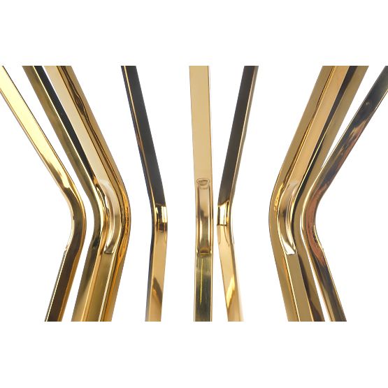 Masă AFINA S, oglindă / auriu (1p=1buc)