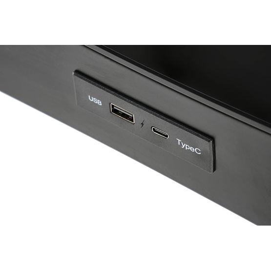 Masă B52 cu funcție de reglare a înălțimii, neagră (2p=1buc)