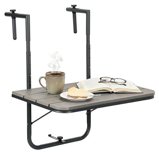 Masă de balcon pliabilă ARETTO gri