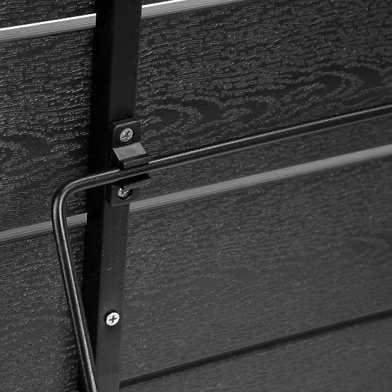 Masă de balcon pliabilă ARETTO neagră