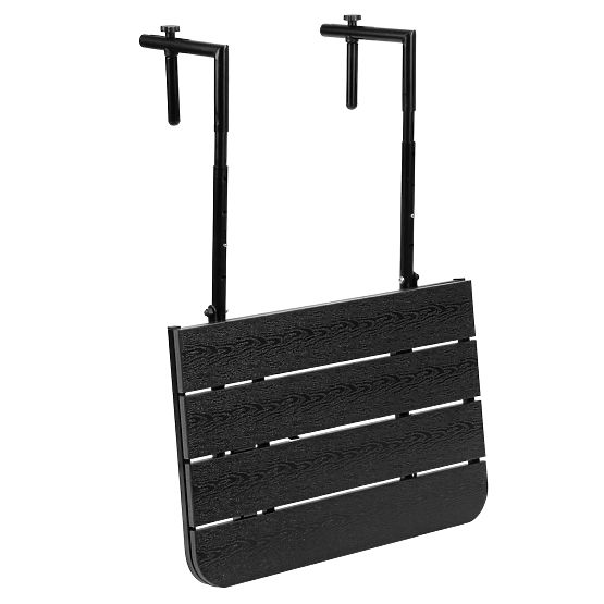 Masă de balcon pliabilă ARETTO neagră