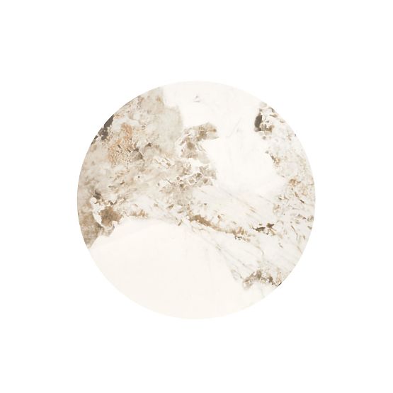 Masă de cafea ALESSIA, marmură bej / negru (2p=1buc)