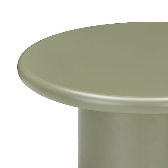 Masă de cafea Arce 60 cm, verde măsliniu, mată