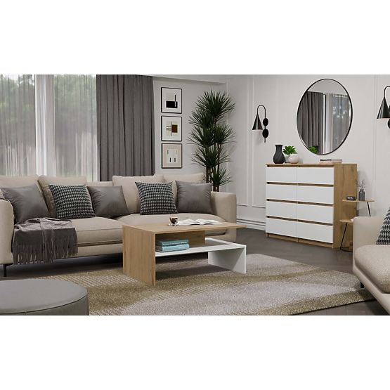 Masă de cafea Boston BOSTON ARTISAN ALB