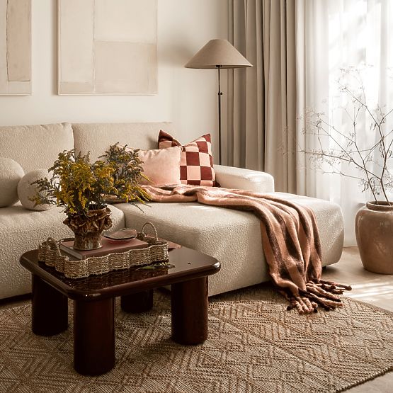 Masă de cafea Cherry 70 cm, burgund/vișiniu, lucios