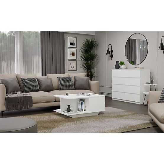 Masă de cafea Denver DENVER ALB