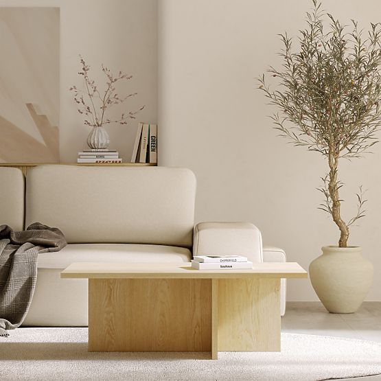 Masă de cafea Jose, dreptunghiulară, Stejar Cremona Torro