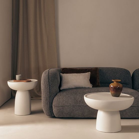 Masă de cafea Lagoon 60 cm, bej, mată